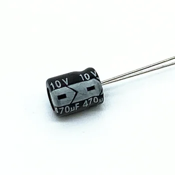 50 БР. Високо качество на 10V470UF 6 * 7 mm 470 uf 10 6 * 7 мм Електролитни кондензатори