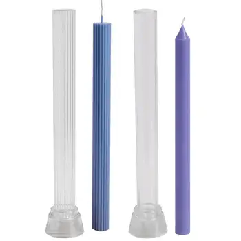 Форма за направата на свещи в стълб, Дълъг прът, Форми за леене на свещи За Ароматерапия, Восък, Занаяти, Производство на Свещи, Домашен Декор