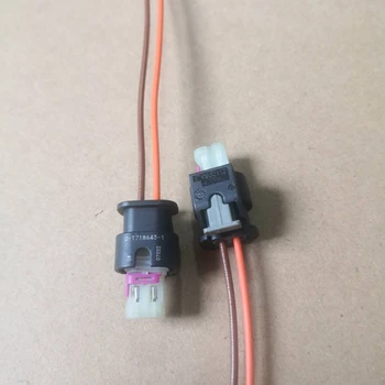 2-пинов/позиционен женски Автоматично Водоустойчив конектор за свързване на окабеляването За Tesla TE 2-1718643-1