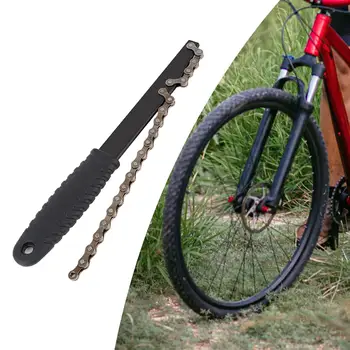 Инструмент за премахване на велосипед касети Ръчен инструмент с моторното камшик Здрав помощен ключ Преносим гаечен ключ с маховиком за планински велосипед