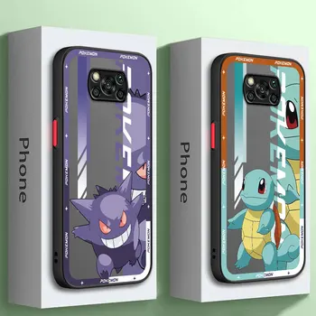 Pikachu Генгарс Snorlaxs Матов Калъф За телефон Xiaomi Poco X3 NFC X5 Pro 12T 13 Ultra 11Lite X3Pro 10T M5 X4 Противоударные Седалките