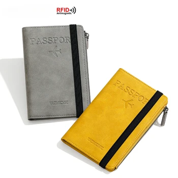 Многофункционална чанта за паспорт за бизнес документи, анти-кражба четка, Преносим, лесен творчески чантата за съхранение
