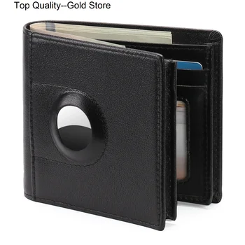 Мъжки портфейл от естествена кожа с блокиране на RFID, чантата за контрол на достъпа, Кредитен притежателя, на Марката Луксозни Бизнес За мъже
