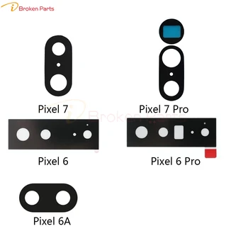 Нови резервни Части за Ремонт на Стъклени Лещи задната камера Google Pixel 7 6 6A Pro 7pro 6pro Смяна на обектив на задната камера