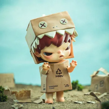POPMART Hirono Mime Series Blind Random Box Играчки Сладка Фигурка Аниме Kawaii POP MART Mystery Box Модел Дизайнерски кукла за Подарък