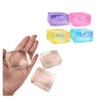 Магическа играчка за изстискване мини-ледени кубчета Тофу за студенти