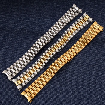 Каишка от неръждаема стомана за часовници Rolex DATEJUST DAY-DATE OYSTERPERTUAL DATE Аксесоари За Часа на 13 17 20 21 мм Гривна