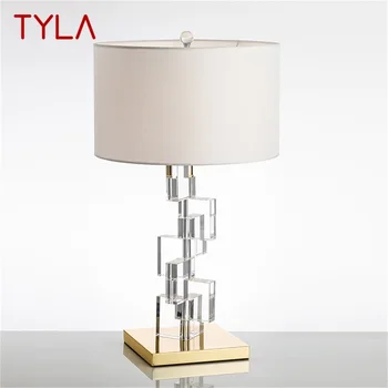 Креативна настолна лампа TYLA Nordic Модерен crystal led декоративна настолна лампа за дома, прикроватной нощни шкафчета, спални