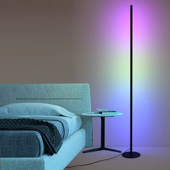 Скандинавски Модерното led украса, RGB под лампа с дистанционно Управление, Лампа за атмосферата спални, Хол, Цветна светлина, Осветление за разходки