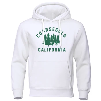 Защита на околната среда Калифорнийски Слоган, Мъжки дрехи, Мультяшная Градинска hoody, Ежедневни hoody с кръгло деколте, пуловери, блузи