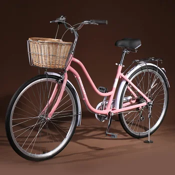 Велосипеди, дамски леки мотори от алуминиева сплав, 24 инча 26 за пътуване до работа, студентите от мъжки пол, възрастни дорожники