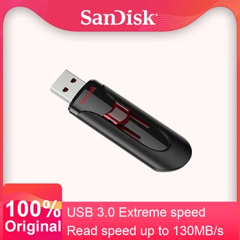 100% Оригинални флаш-памети Sandisk CZ600 USB 3.0 128 GB, 256 GB USB Флаш памет висока скорост 64 GB, Memory Stick 32 GB U-диск, USB Stick