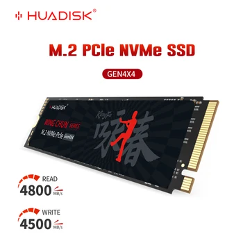 Устройство HUADISK NVMe M2 2 TB SSD 512 GB Вътрешен твърд диск NVMe 1 TB SSD 2280 М 2 PCIe Gen 4.0x4 Твърд диск за лаптоп PS4 PS5 Gamer