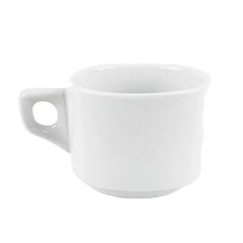 Проста и оригинална европейската чаша за еспресо, Чисто бяла керамична чаша