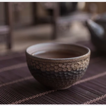 Японски Майстор-чаша Неглазурованная Голяма Чаена чаша Домакински чаша за пиене Ретро Чай набор от Кунг-фу ръчно изработени на една Чаша, Аксесоари