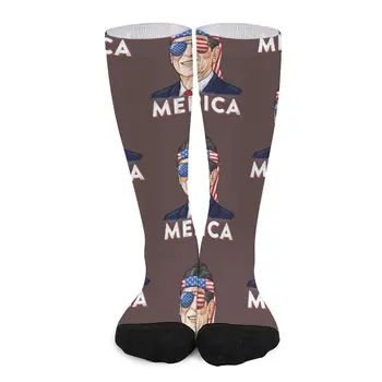 Роналд рейгън Мустаци Президент Merica САЩ Консервативни Чорапи хокей термоноски мъжки зимни Чорапи мъжки