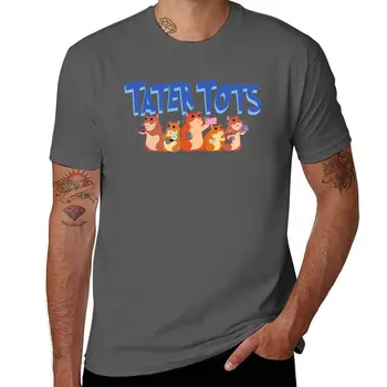 Тениска Tater Tots с аниме, тениска оверсайз, спортна риза, тениски за мъже