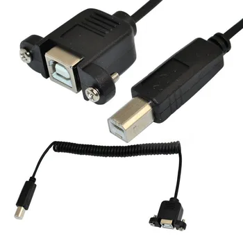 5 метра 1.5 m USB 2.0 B за фиксиране на вътрешните панели на B удлинительному спиральному кабел