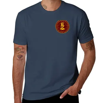 Нова тениска с емблемата на училището-интернат Салваторе, тениска с аниме, графична тениска, мъжко облекло, тениски за спортните фенове, черни тениски за мъже