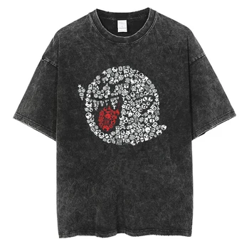 Забавна тениска с изображение на портрета на Бу, най-Качествени памучни летни тениски с къс ръкав, Мъжки облекла в стил Харадзюку, Градинска облекло в стил хип-хоп