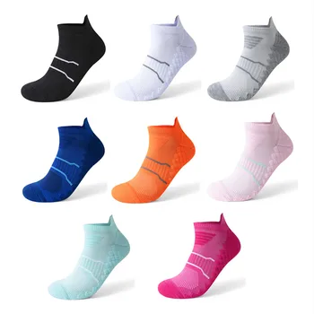 Нови 8 Цвята Спортни Чорапи Унисекс, Дамски, Мъжки Чорапи Дишащи С Къса Тръба, За Бягане На Открито, Баскетболни И Футболни Спортни Чорапи