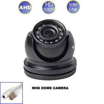 Sony323 Черно 2mp 1080p 2,8/6/8 мм Инфрачервена led камера Външна IP66 Мини Куполна камера за видеонаблюдение в полусфера с AHD ВИДЕОНАБЛЮДЕНИЕ Камера