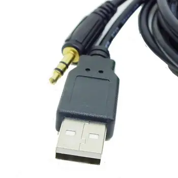 3,5 мм жак за свързване на слушалки и USB Aux Вълни в лентата с адаптер