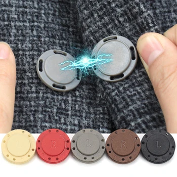 Двойка невидими магнитни копчета за шевни принадлежности Яке-жилетка скрита обтегач украса ръчно изработени дрехи