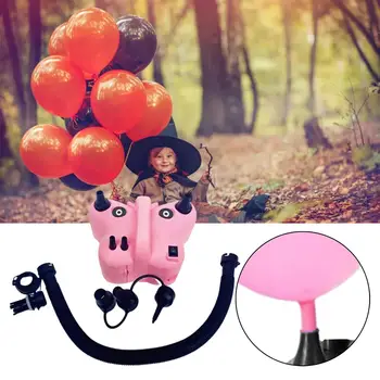 Преносими електрически помпа за надувания балони, бърз и лесен за надувания арки, гирлянди, топки за йога