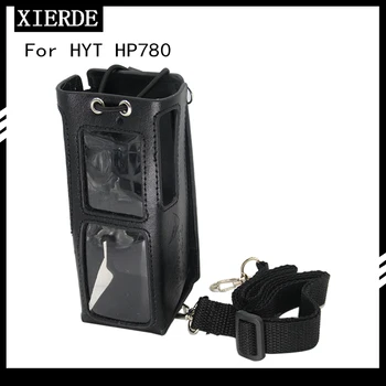 XIERDE За Hytera HP780 Домофонна система за служители на службите за Сигурност, Защитен Ръкав, Чанта През Рамо, Чанта за преносими радиостанции HP780