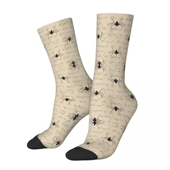 Реколта готически Мъжки чорапи с паяци, животни-паяци, Унисекс, Нестандартен, Забавен...