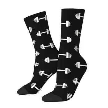 Всесезонни Экипажные чорапи Чорапи за тренировки с щанга, Дълги чорапи в стил Харадзюку в стил хип-хоп, Аксесоари за мъже, жени, коледни подаръци