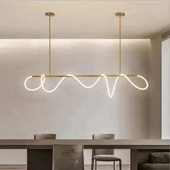 Настолна led лампа Nordic minimalist art ресторанная полилей постмодернистский минималистичен дизайнерски офис