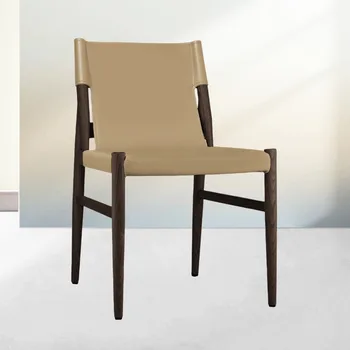 Трапезни столове с облегалка в скандинавски стил, Релаксиращи Декоративни Кухненски столове за модерна всекидневна, мебели за кафе Silla Comedor YX50DC