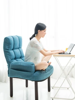 Мързелив диван, Компютърен диван, стол за хранене, Стол за кърмене, Японското Складное стол с възможност за сгъване на облегалката, Единична текстилен диван